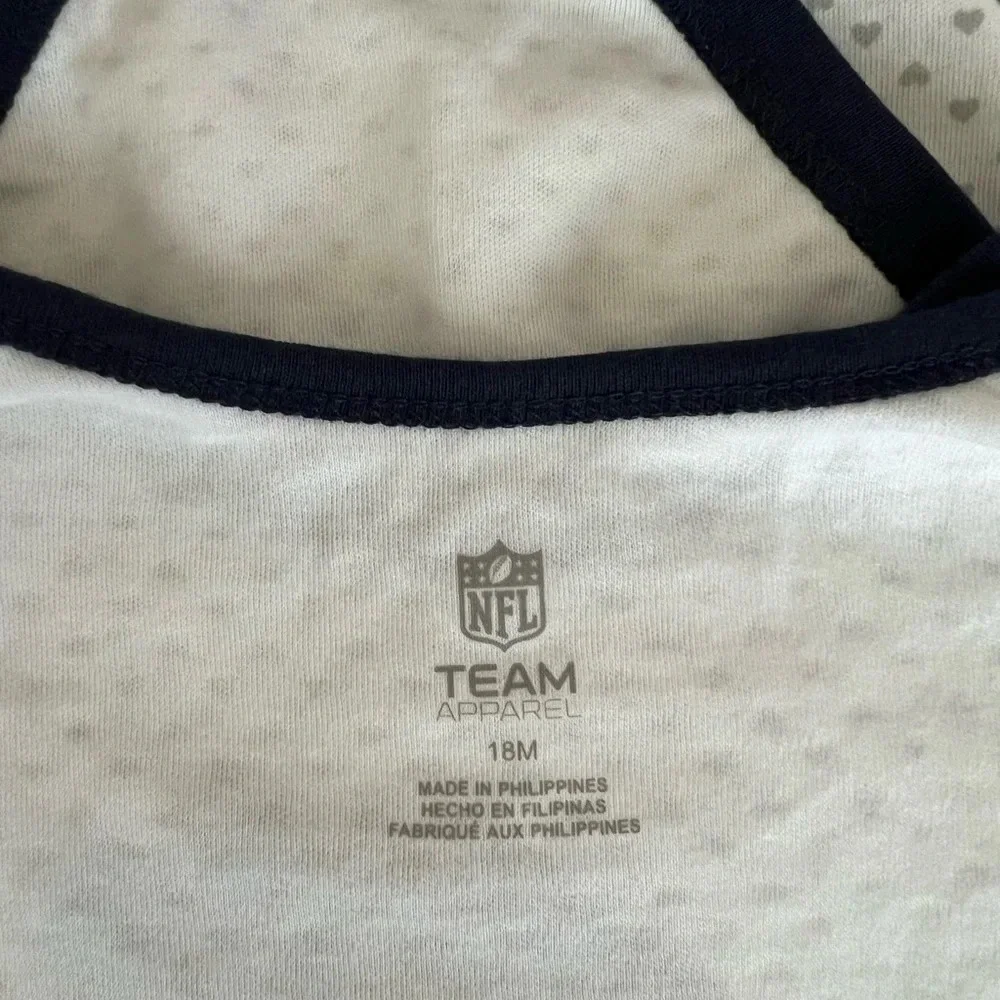 Like New NFL Los Angeles Chargers Baby Toddler Onesie 18M Football Shower Gift